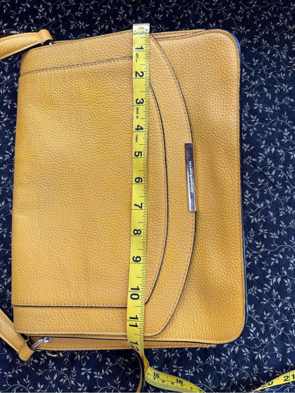 Kate Spade Leila Medium Flap Leather Shoulder Bag - Yellow - Picture 11 of 11